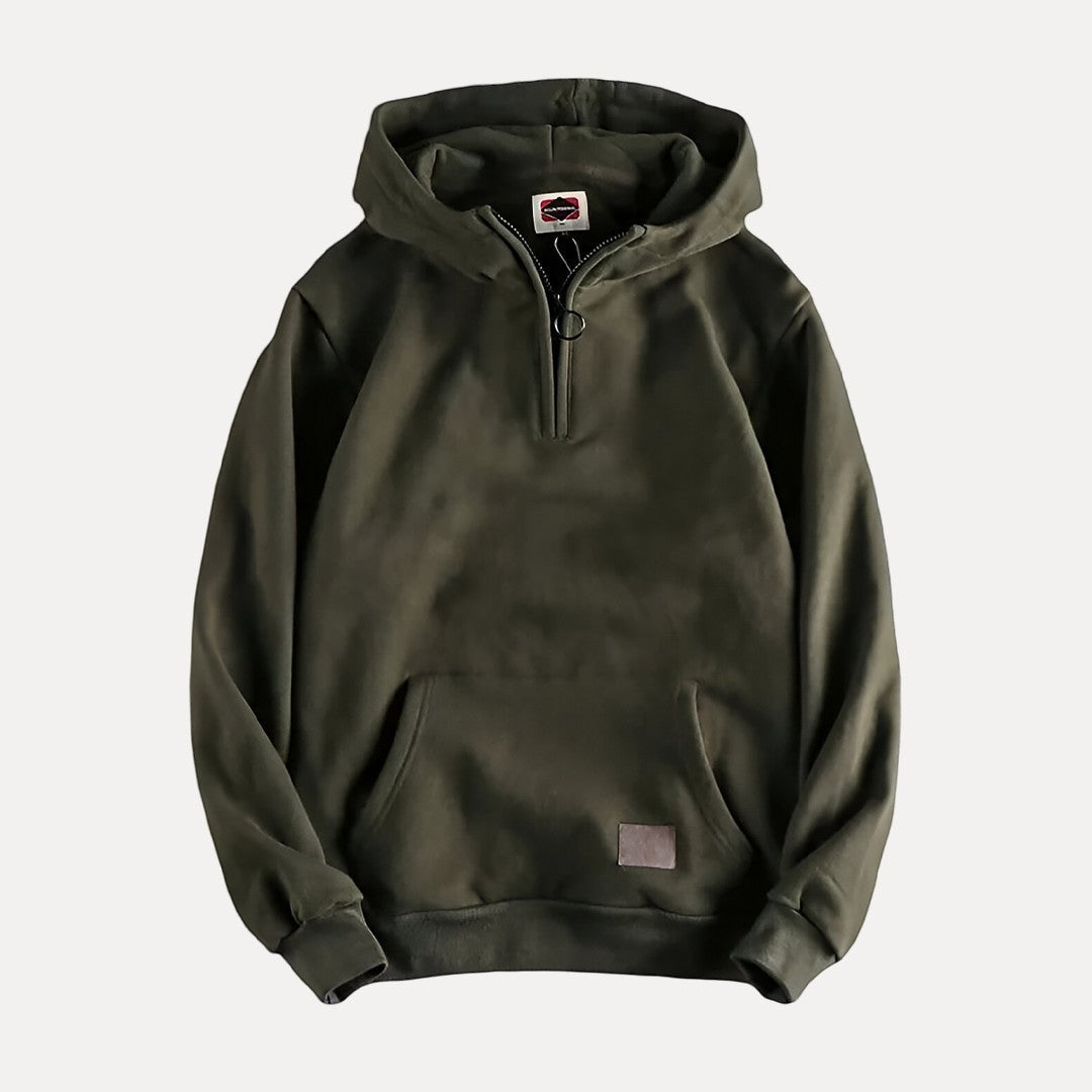 Men's Simple Pullover Hoodie with Pockets