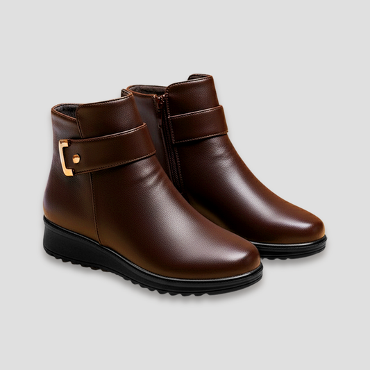 Women’s Low-Cut Ankle Boots with Side-Zip