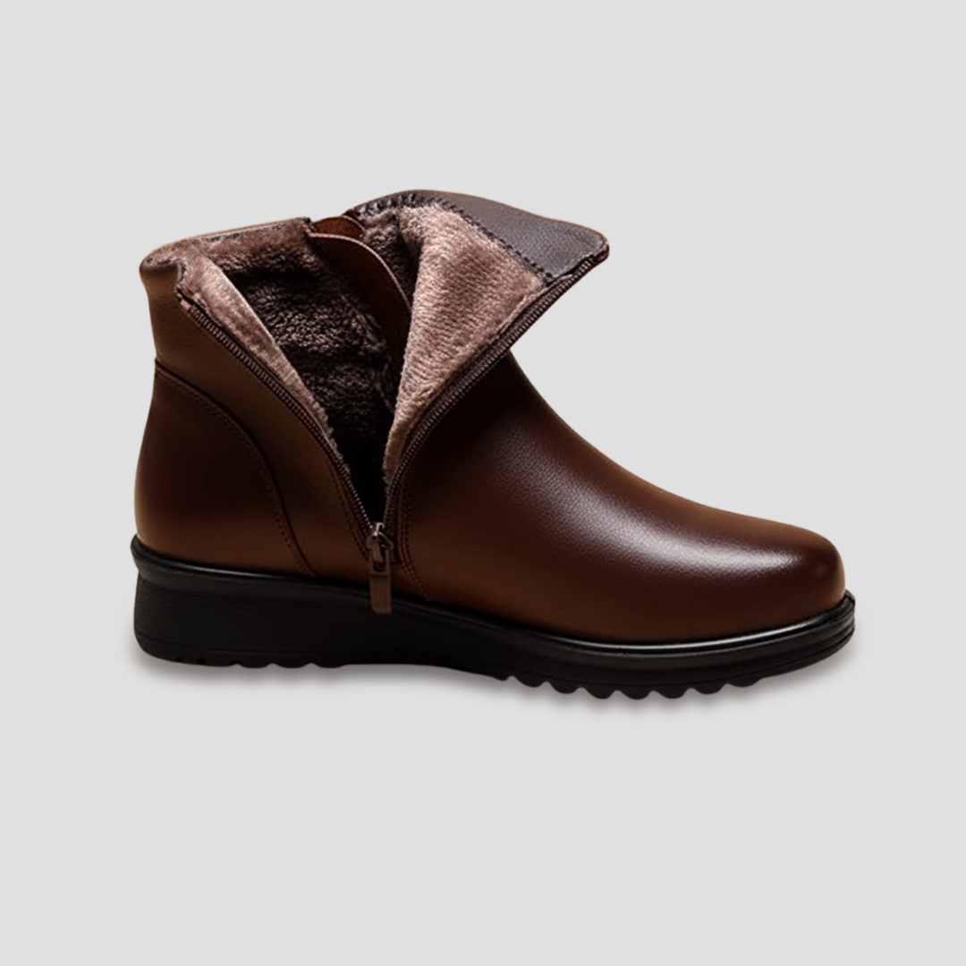 Women’s Low-Cut Ankle Boots with Side-Zip