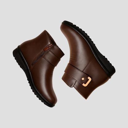 Women’s Low-Cut Ankle Boots with Side-Zip