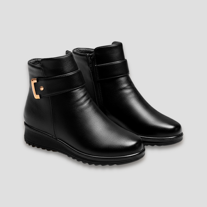 Women’s Low-Cut Ankle Boots with Side-Zip