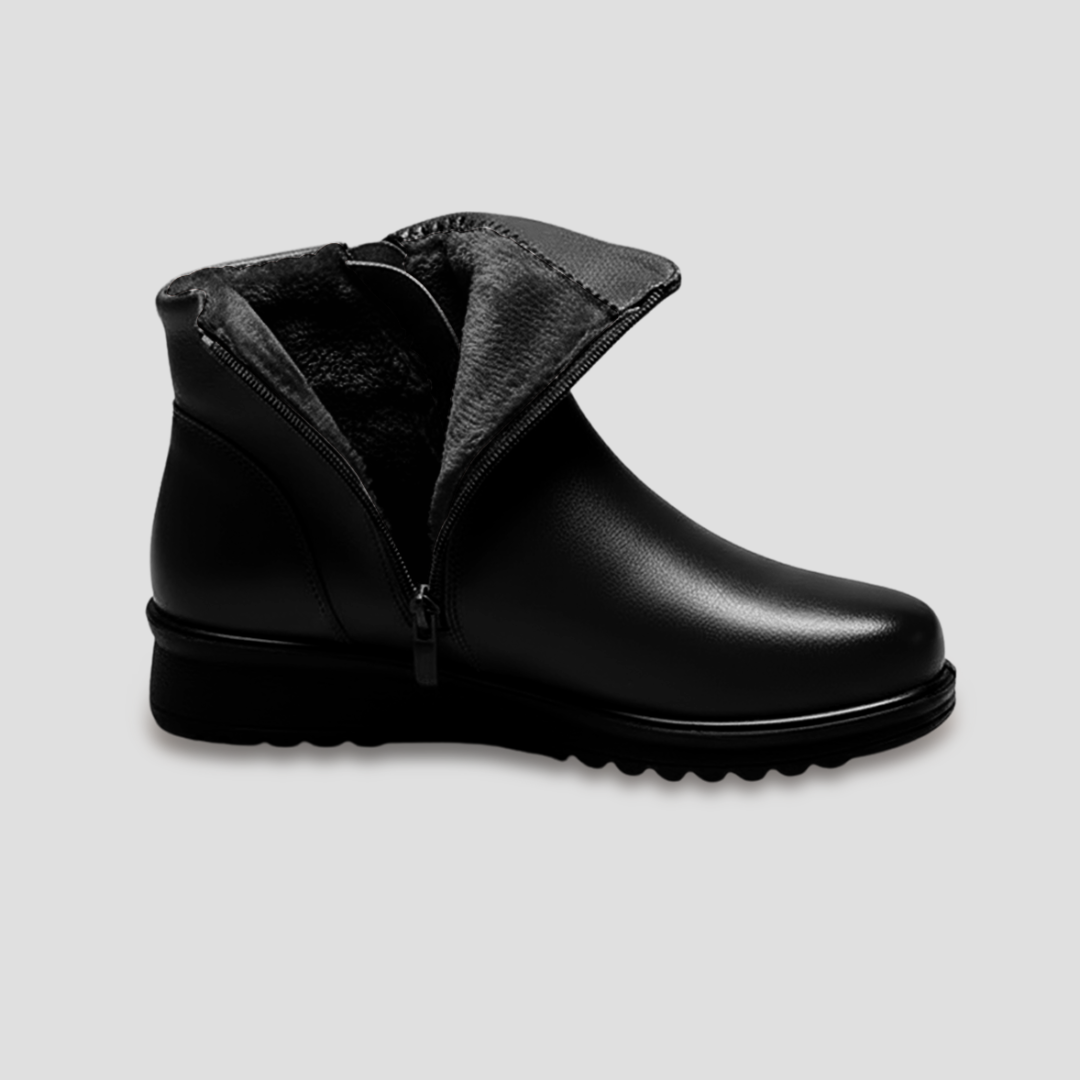 Women’s Low-Cut Ankle Boots with Side-Zip