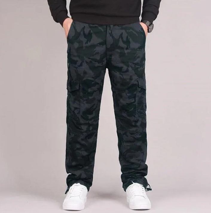 Men's Unique Straight-Leg Cargo Pants from Siam