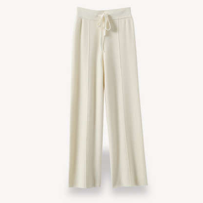 Women's Cashmere Wide-Leg Pants - Luxurious Loungewear