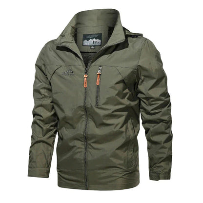 Wind Jacket – Polyester Blend Lightweight And Blocks Wind