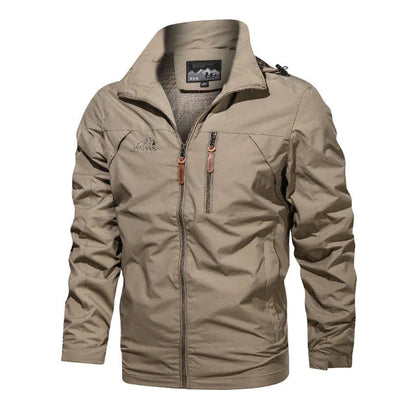 Wind Jacket – Polyester Blend Lightweight And Blocks Wind