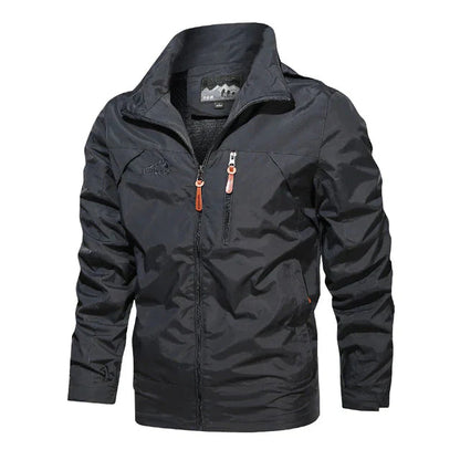 Wind Jacket – Polyester Blend Lightweight And Blocks Wind