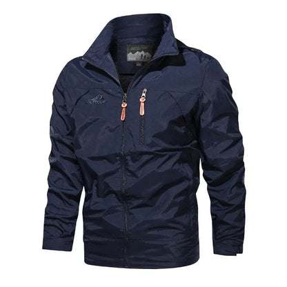 Wind Jacket – Polyester Blend Lightweight And Blocks Wind