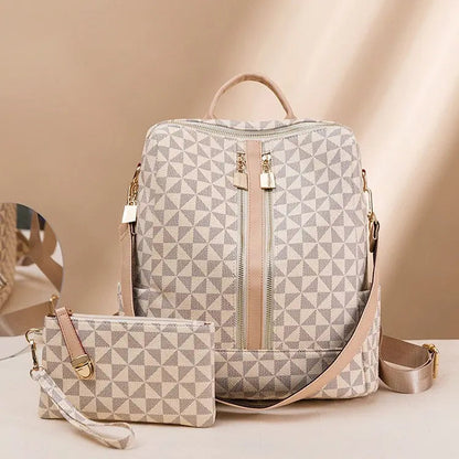 Averra | Stylish Convertible Backpack with Clutch – Water-Resistant, Spacious & Versatile