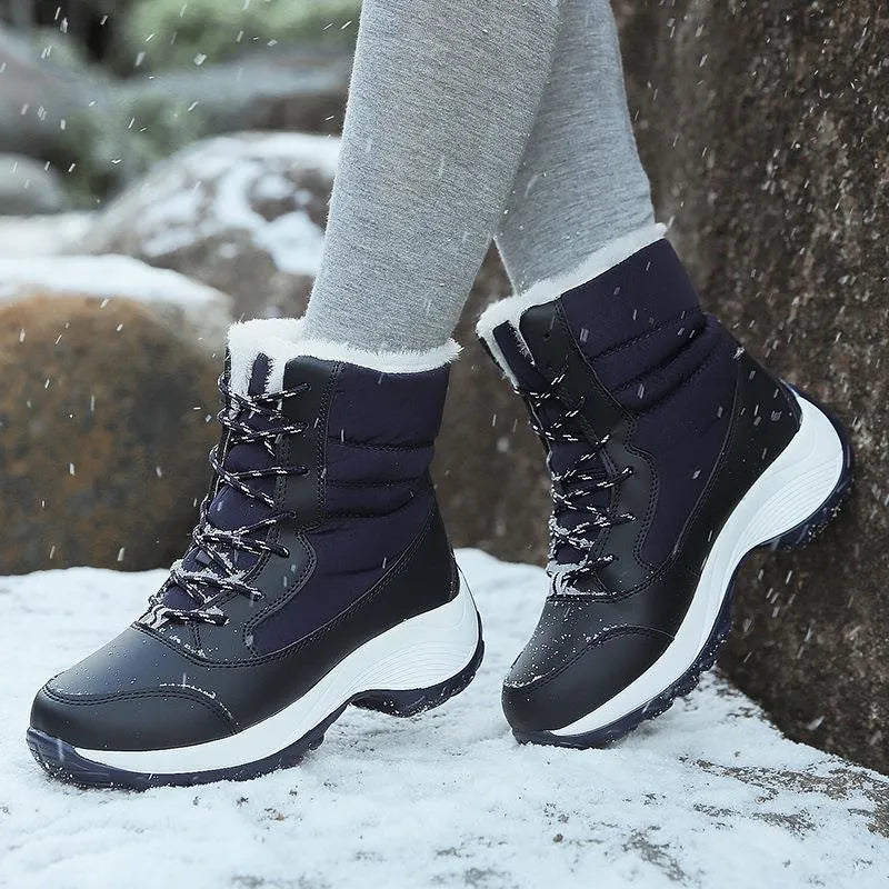 Comfy Insulated Snow Boots for Women - BritishElegance