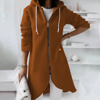 WinterHaven | Women’s Soft Hooded Jacket – Cozy Design with Pockets for Stylish Everyday Comfort