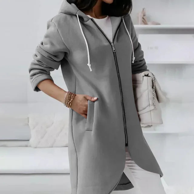 WinterHaven | Women’s Soft Hooded Jacket – Cozy Design with Pockets for Stylish Everyday Comfort