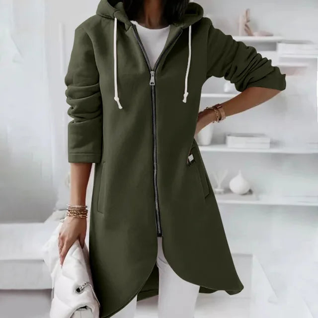 WinterHaven | Women’s Soft Hooded Jacket – Cozy Design with Pockets for Stylish Everyday Comfort