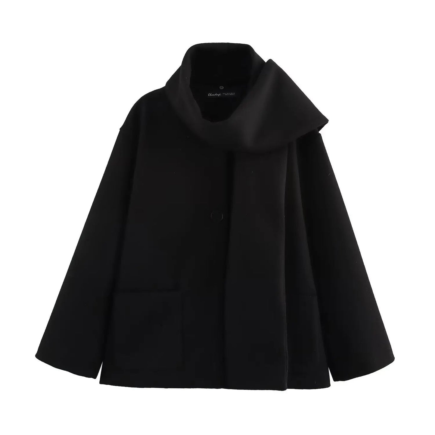 Winter Coat with Matching Scarf for Women