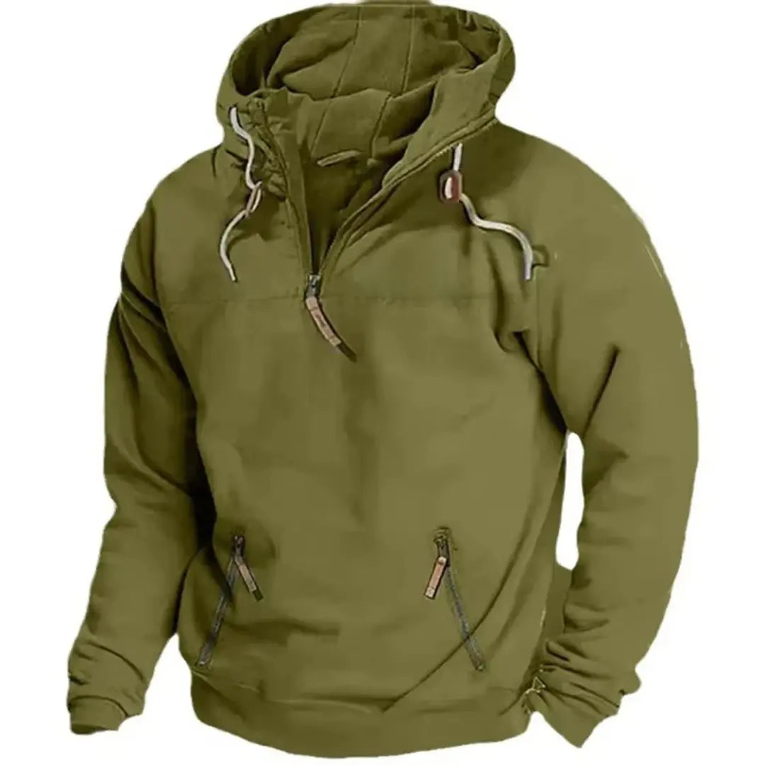Winter Hoodie with Hood and Pockets for Men