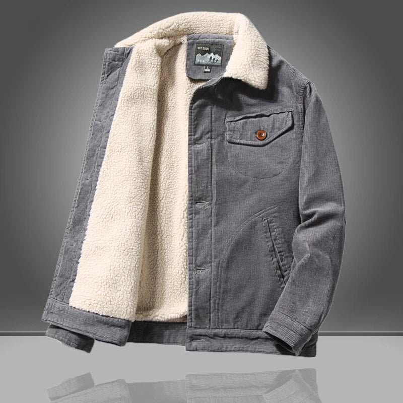 Rugged Fleece Lined Mens Winter Parka Coat - BritishElegance