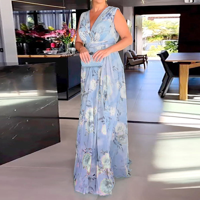 Women's Lightweight Floral Sundress - BritishElegance