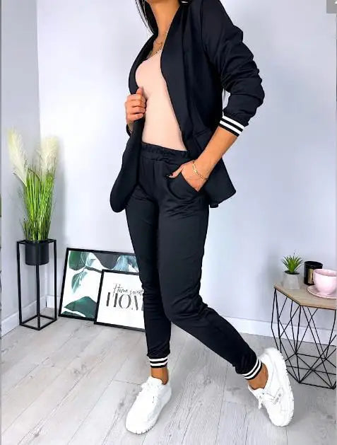 Classic White Two Piece Suit for Women