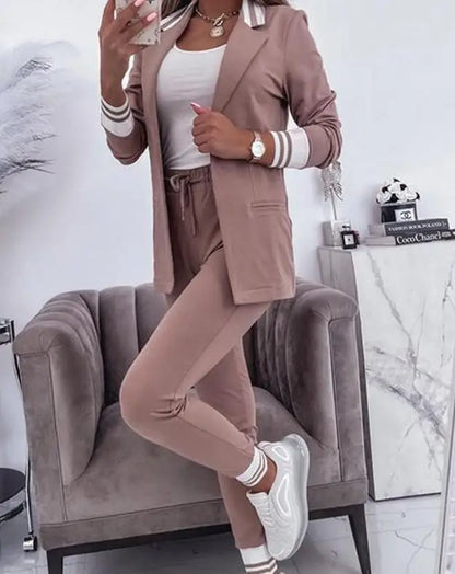 Classic White Two Piece Suit for Women