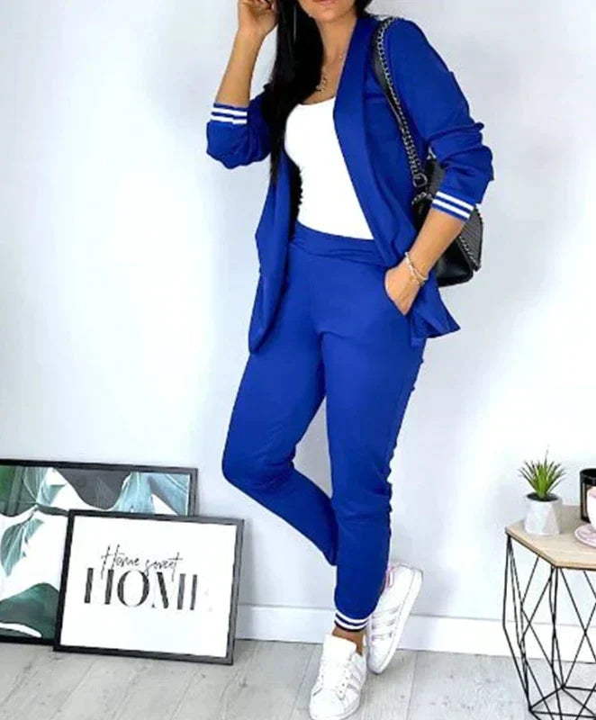 Classic White Two Piece Suit for Women