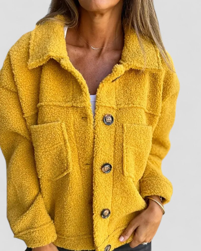 Women’s Loose Fleece Long Jacket