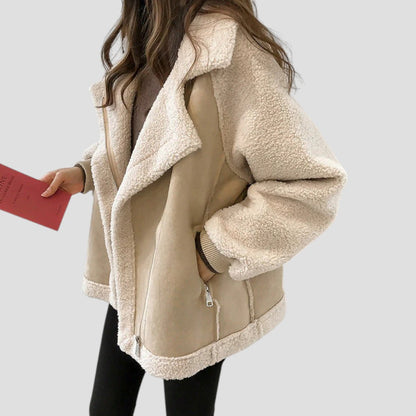 Women’s Loose Fur Wool Jacket