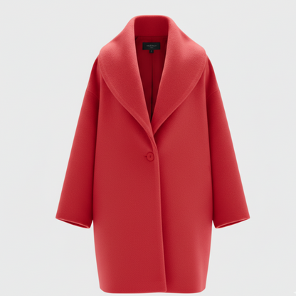 Judith | Women Oversized Wool Coat - Long Winter Overcoat