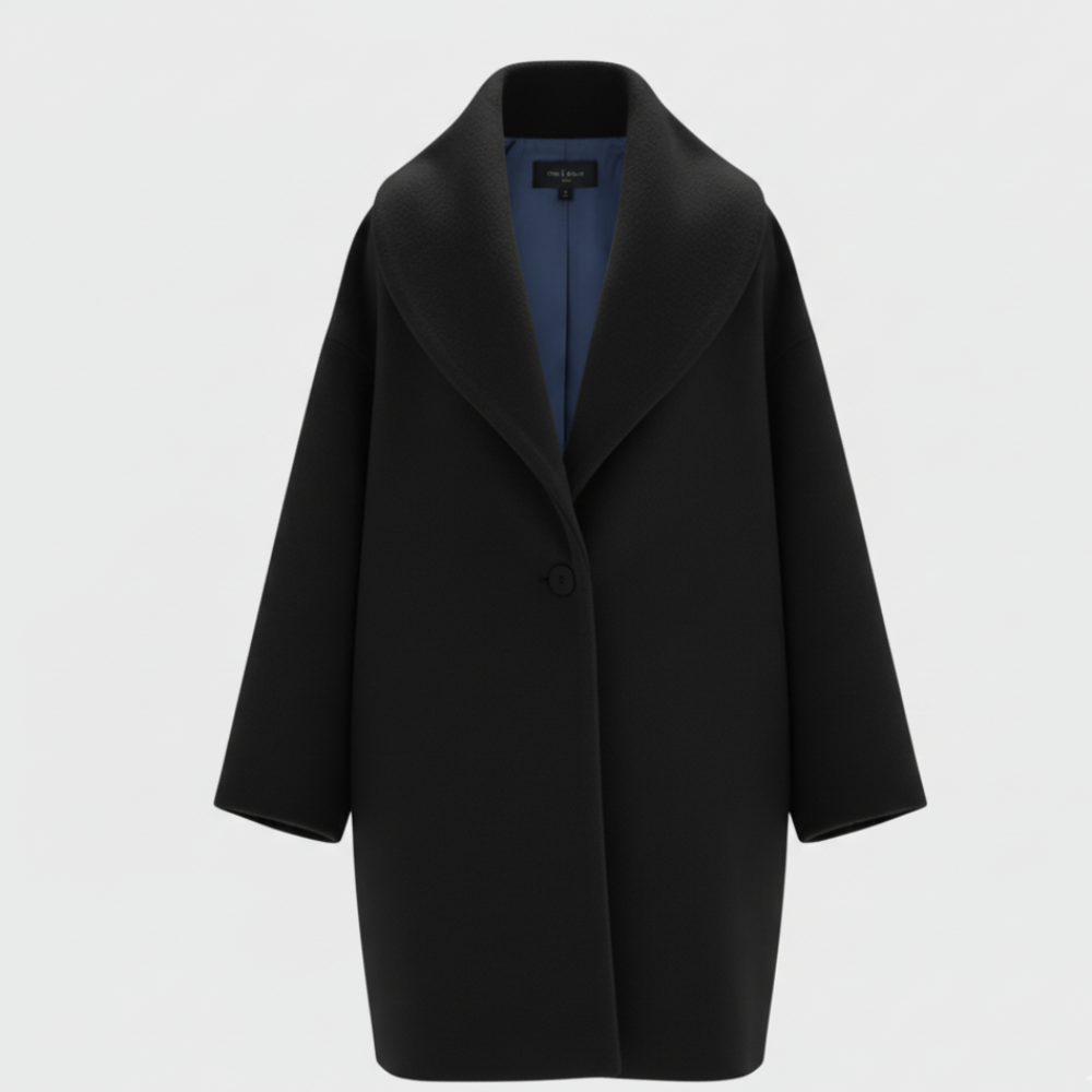 Judith | Women Oversized Wool Coat - Long Winter Overcoat