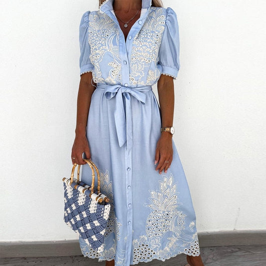 Casual Fit Mini Summer Dress - BritishElegance