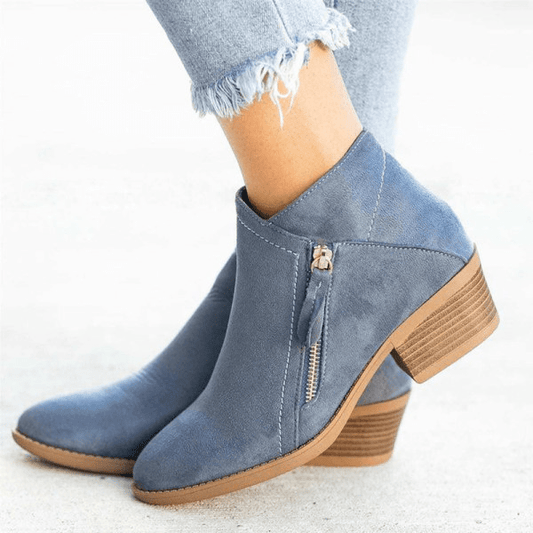 Women’s Suede-Like Ankle Boots
