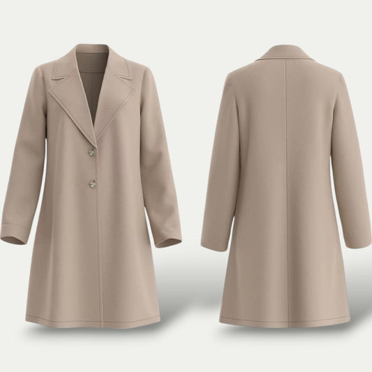 Women’s Minimalist A-Line Coat