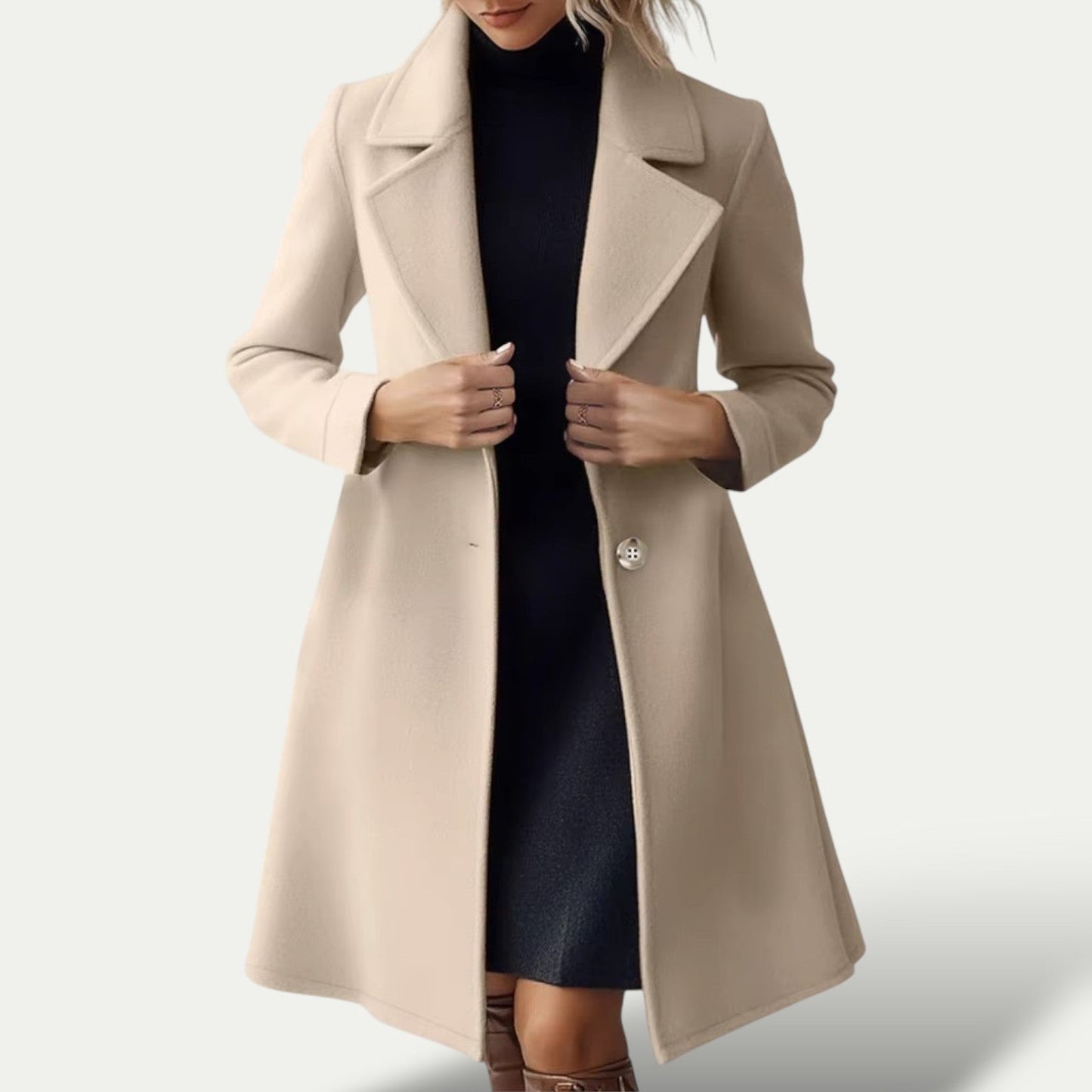 Women’s Minimalist A-Line Coat