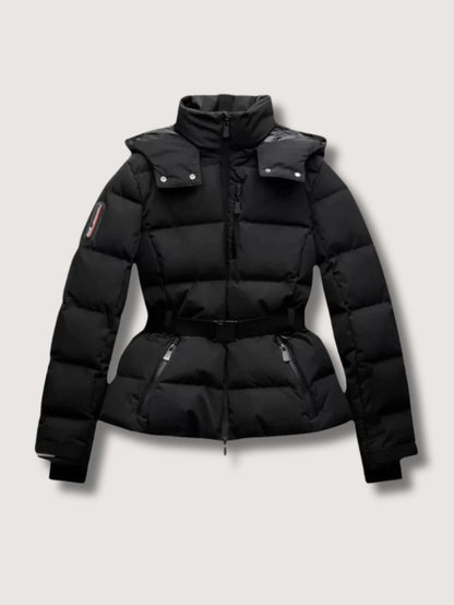 Women’s Belted Fitted Puffer Jacket