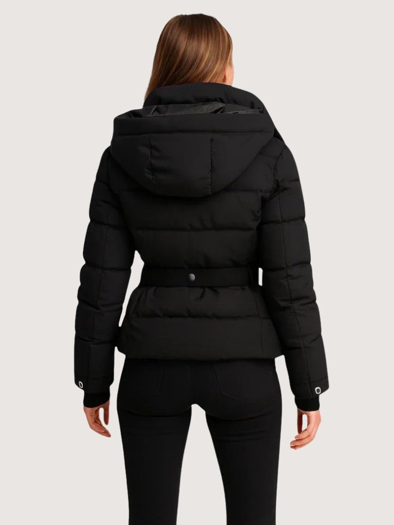 Women’s Belted Fitted Puffer Jacket