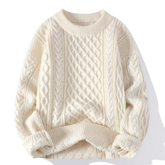 Women’s Classic Chunky Cable-Knit Sweater