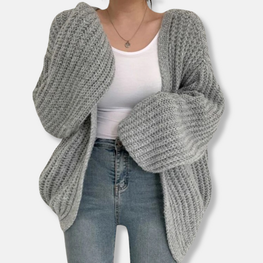 Women’s Chunky Balloon Sleeve Cardigan