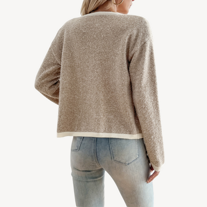 Women’s Oversized Button-Up Knit Sweater