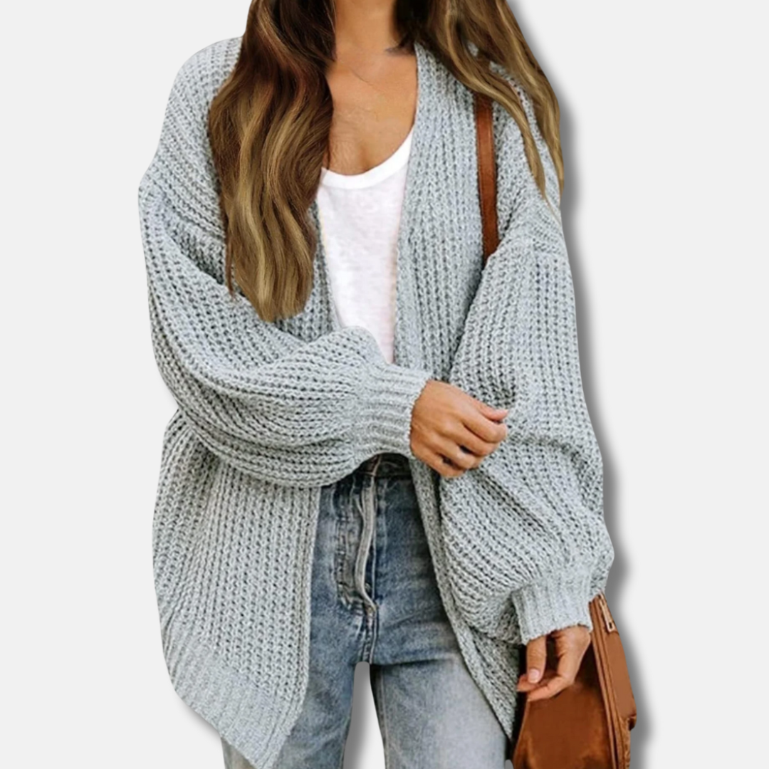 Women’s Oversized Balloon Sleeve Cardigan