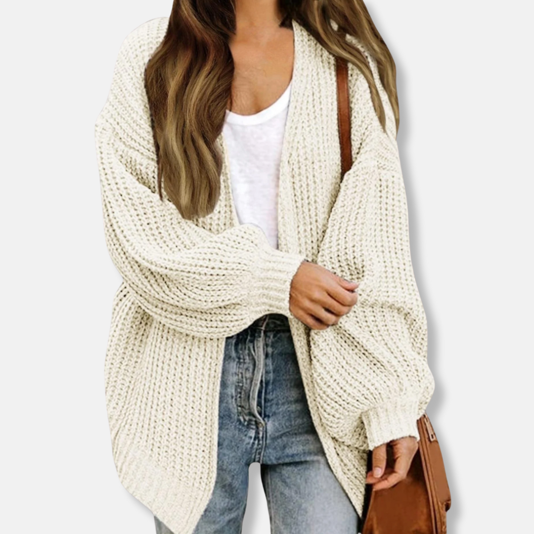 Women’s Oversized Balloon Sleeve Cardigan