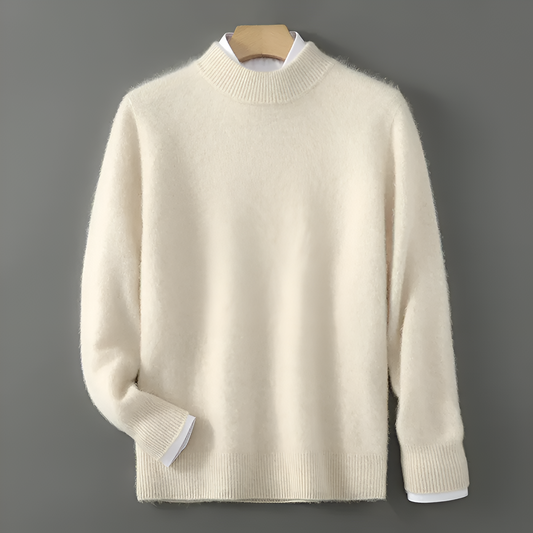 Soft Women's Crew Neck Winter Sweater - BritishElegance