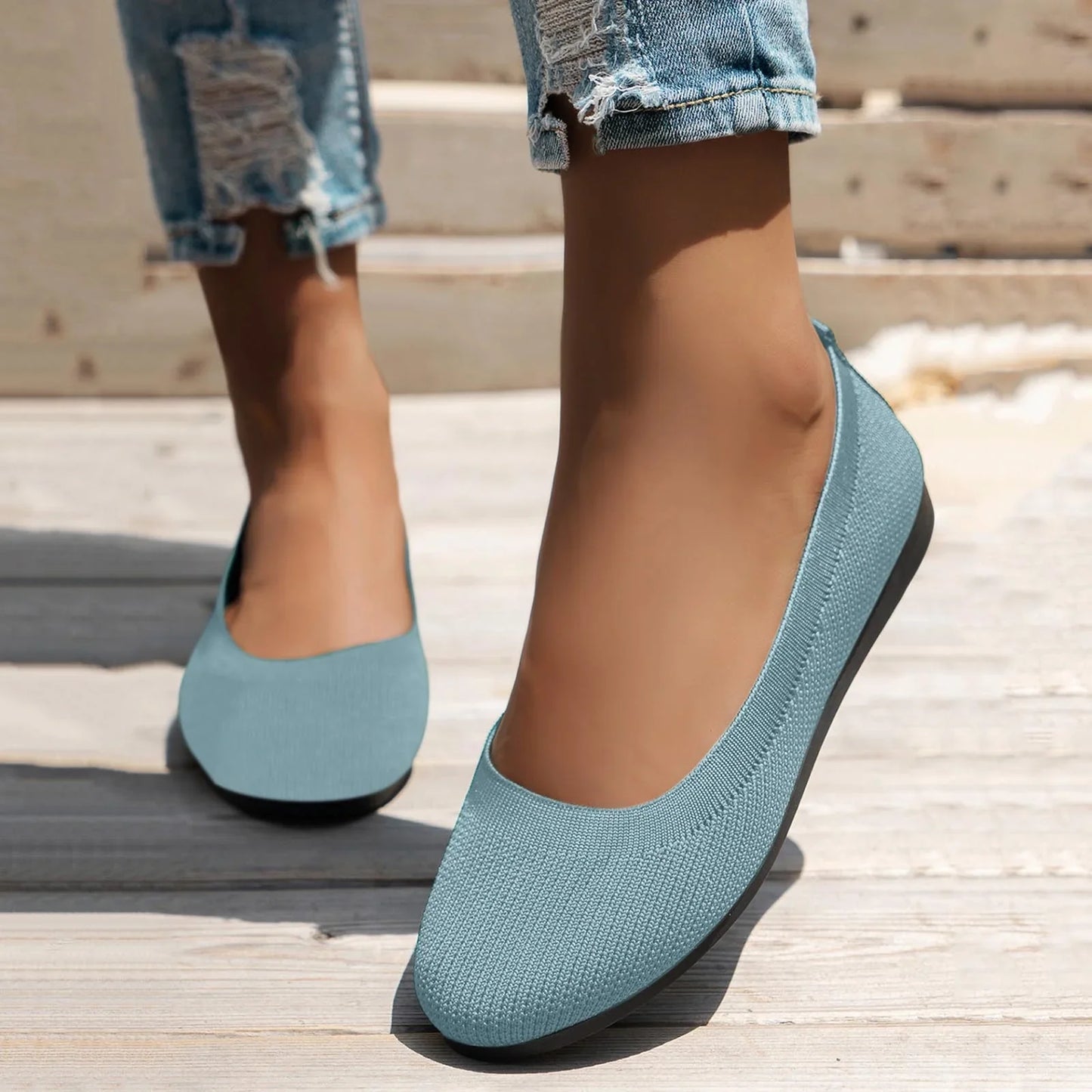 Women's Easy Slip On Flat Shoes