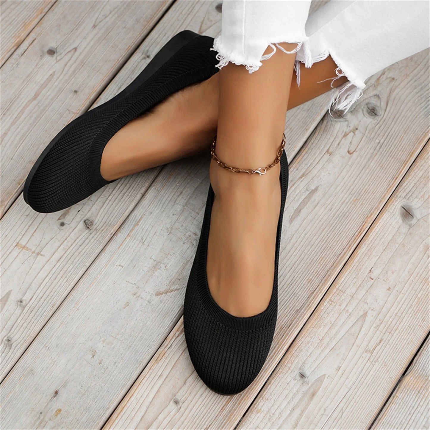 Women's Easy Slip On Flat Shoes