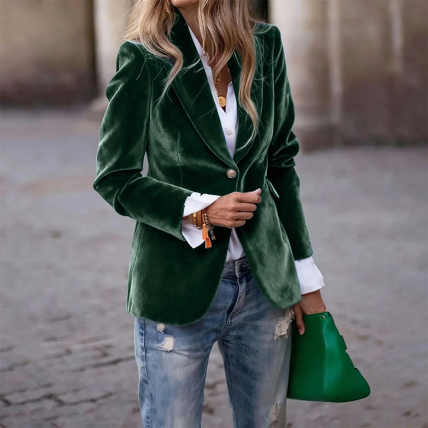 Relaxed Fit Women's Classic Jacket