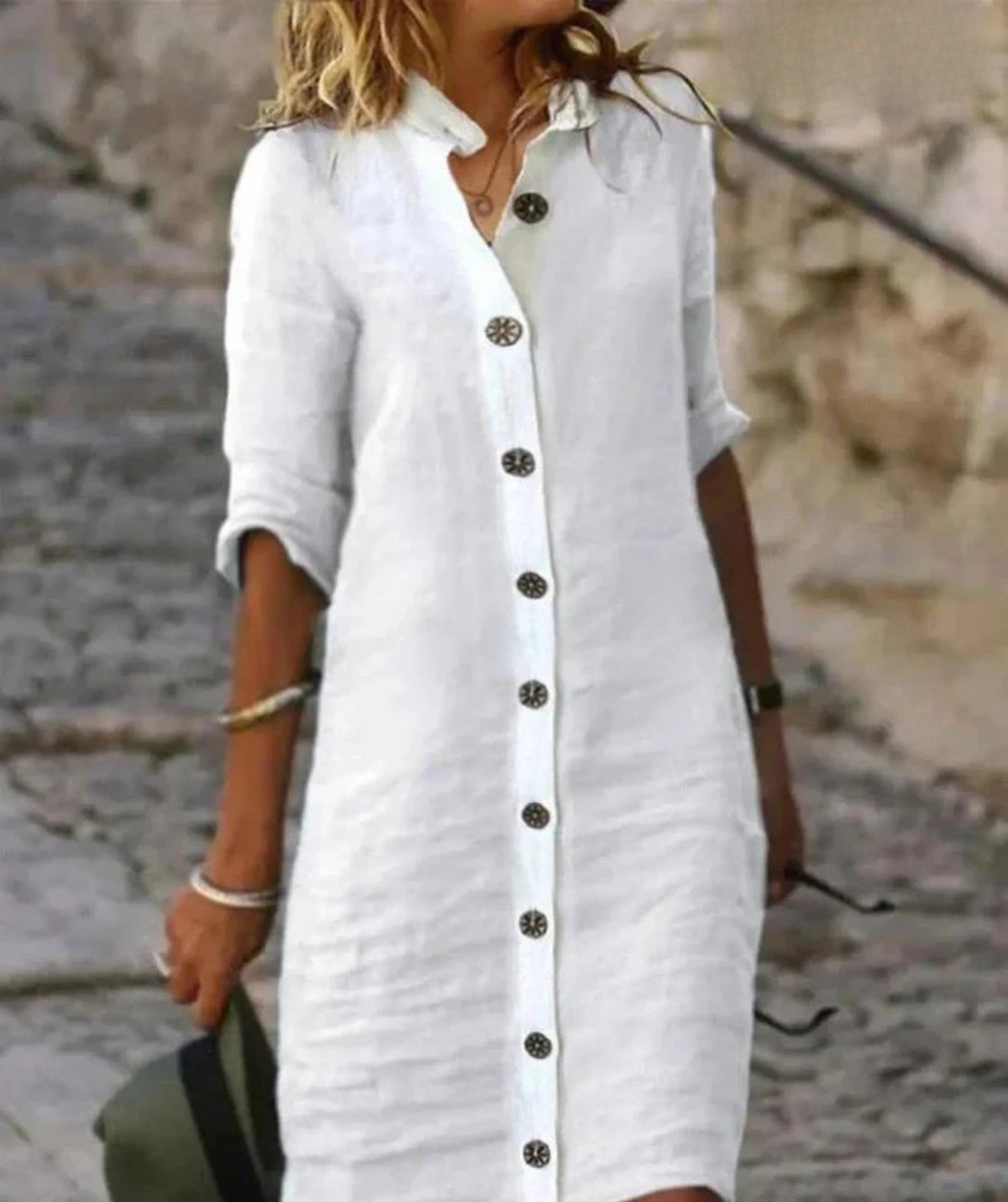 Ladies Classic Fit Shirt Dress