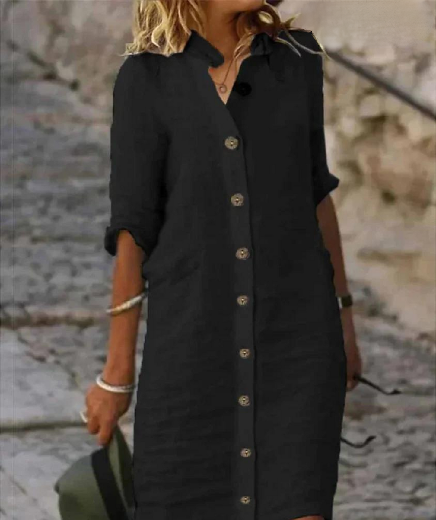 Ladies Classic Fit Shirt Dress