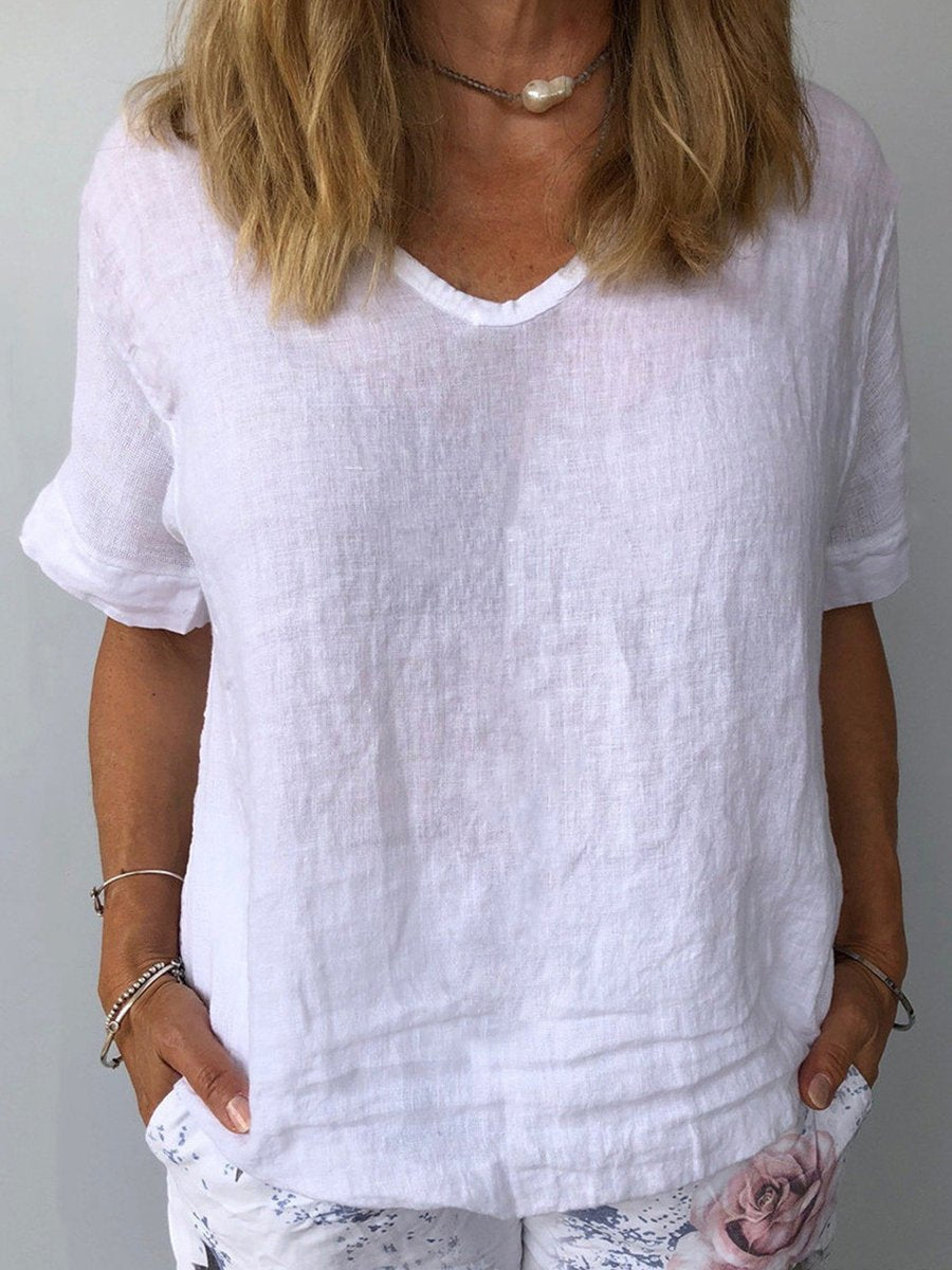 Ladies' Deep V Tee Shirt