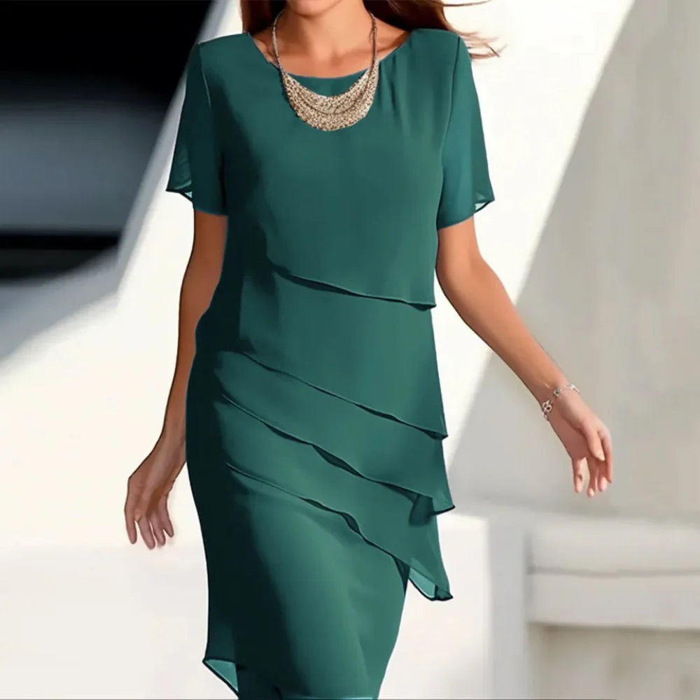 Ladies Flowy Layered Party Dress