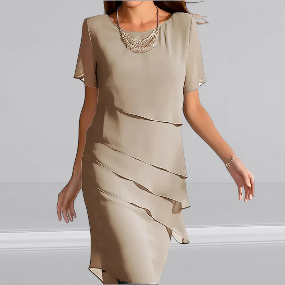 Ladies Flowy Layered Party Dress