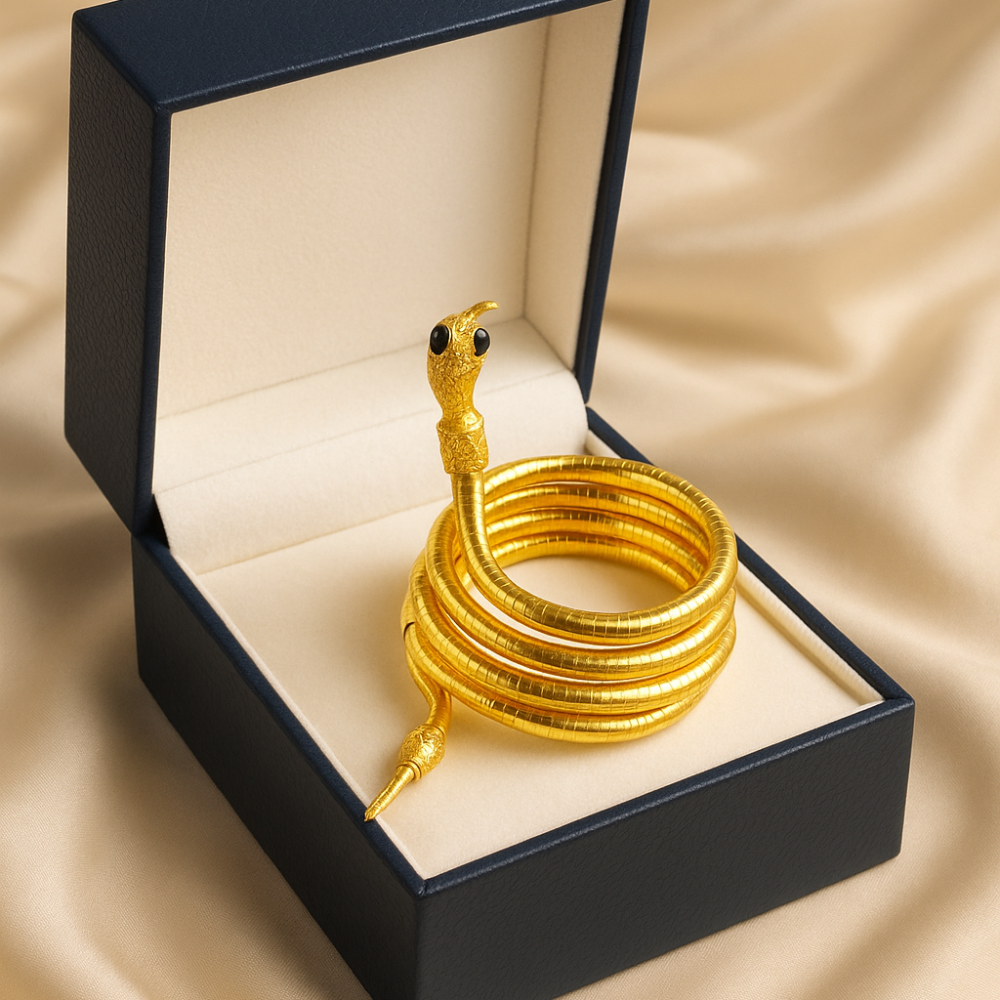 Fashionable Snake Pattern Choker Necklace - BritishElegance