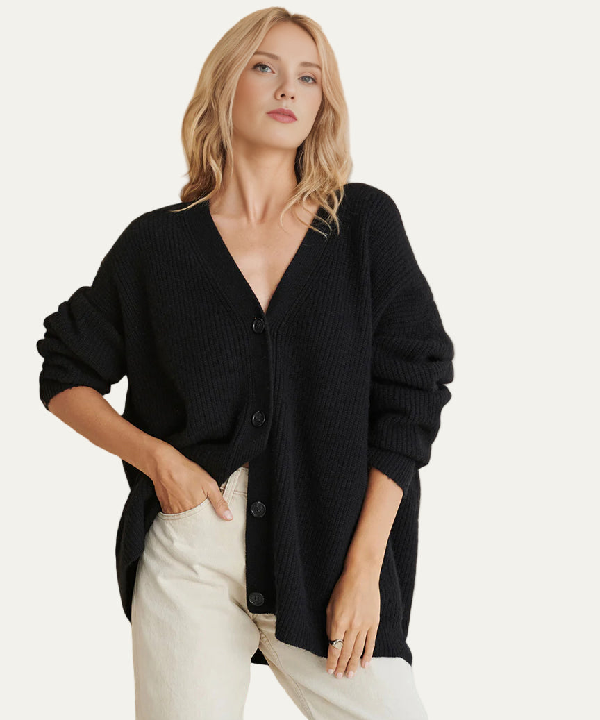 Women’s Oversized Chunky Ribbed Cardigan